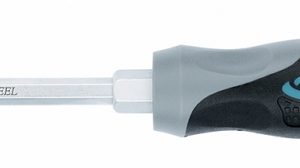 Отвертка, SL8.0 x 150 мм, S2, трикомпонентна дръжка, GROSS, 12119